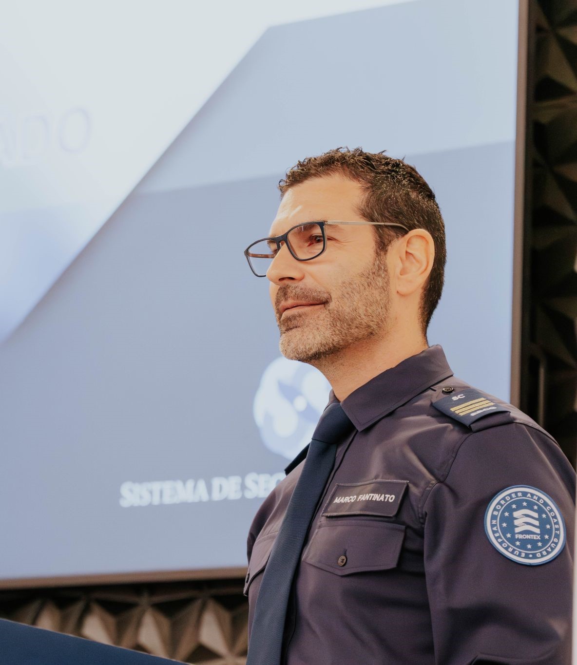 Apresentação do Comandante do contingente 5 da Frontex