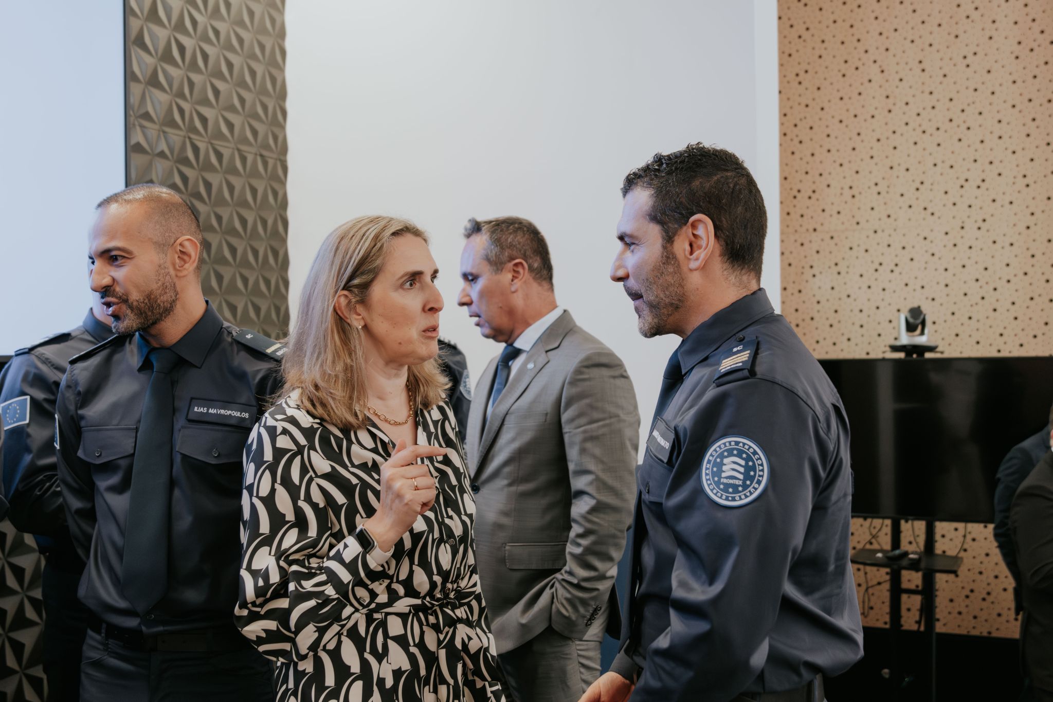 Apresentação do Comandante do contingente 5 da Frontex