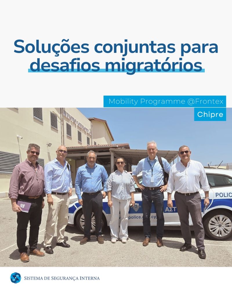 Programa "Return Mobility Programme" da Frontex, leva delegação portuguesa ao Chipre